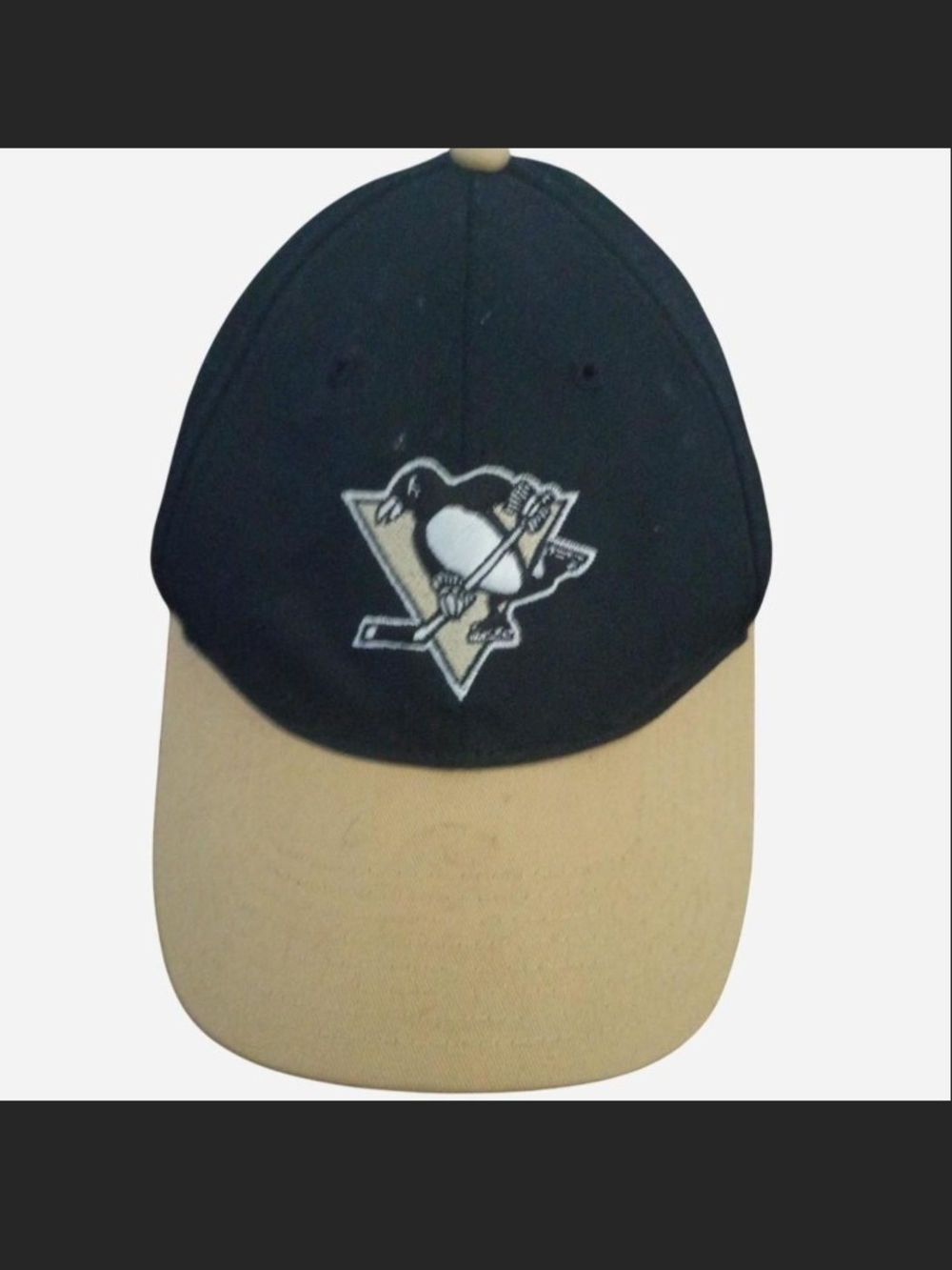Pittsburgh Penguins 47 Brand Youth Cap in Black with Red Tag